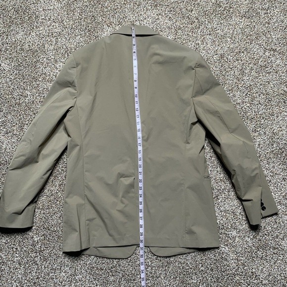 NWOT Theory Clinton Tech Precision Brown Relaxed Fit Mens Size Large Blazer - Picture 7 of 11